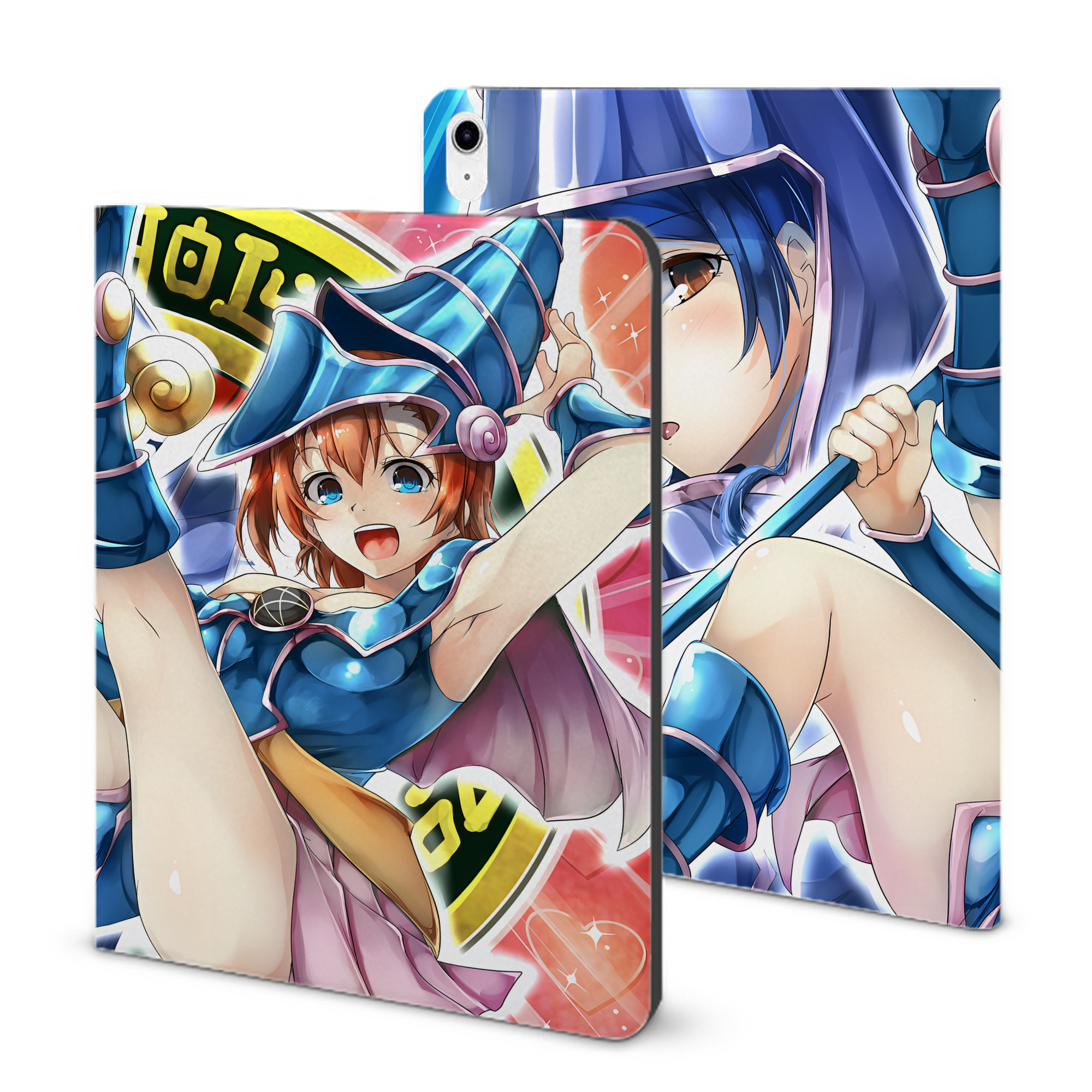 （画像用） 遊☆戯☆王 Yu-Gi-Oh! IPad ケース ブック型 PUレザー TPU 耐衝撃 軽量 薄型 ペン収納なし 全面保護 IPad 各モデル対応